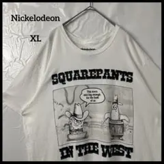 ホワイトtシャツ　ニコロデオン　スポンジボブ　公式　オフィシャル　ヴィンテージ