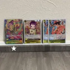 お玉《パラレル・R》・ポートガス・D・エース《R》　４枚セット
