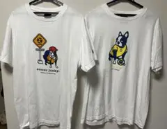 サッカージャンキー　Tシャツ　L 2枚セット　白
