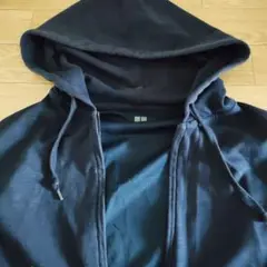 UNIQLO エアリズムUVカットフルジップパーカ紺S