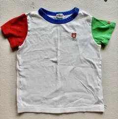 ホットビスケッツカラーブロックTシャツ 120