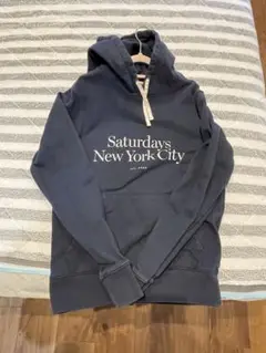 Saturdays New York City パーカー ネイビー