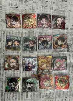セミコンプ16種　鬼滅の刃　シール　ウエハース