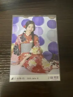 乃木坂46 真夏の全国ツアー2025 生写真（浴衣Ver.）川端晃菜