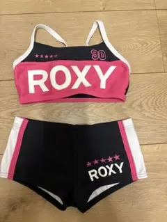 ROXY セパレート水着 100サイズ ピンク/黒
