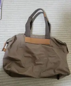 ブラウン ナイロン ボストンバッグ carven paris