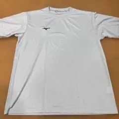 中古美品ミズノ スリーブシャツsize 2XLライトブルー