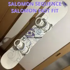 SALOMON シークエンス　158　SALOMON 　リズム　M 古典 SALOMON スノーボード M リズム SALOMON 158 シークエンス