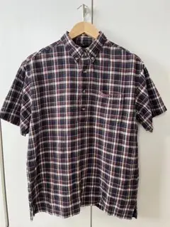 【VANS】バンズ　半袖チェックシャツ 90s シアサッカー　L