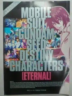 月刊ニュータイプ2005年付録　機動戦士ガンダムSEED　キャラクターズ　送料込