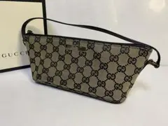 美品 GUCCI グッチ ハンドバッグ GGキャンバス