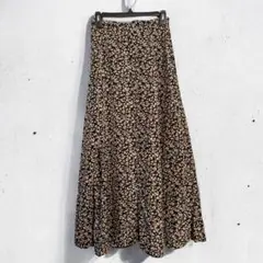 【美品】JEANASIS ジーナシス　フレアスカート ボトムス　ロング丈