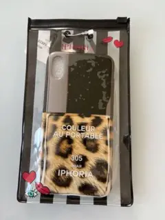 あみみ様　IPHORIA 305 ROAR ヒョウ柄 iPhone Xケース