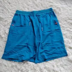 YuKaiChen ショートパンツ 短パン トレーニングパンツ 42 ブルー