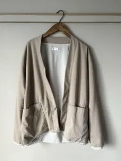 ts(s) ベージュ カーディガン サイズ3