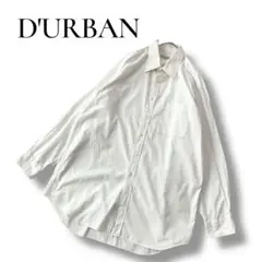 D'URBAN ダーバン　メンズ　ワイシャツ　長袖　ホワイト　白　フリーサイズ