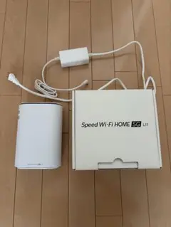 箱有、その他付属品有　Speed Wi-Fi HOME 5G L11