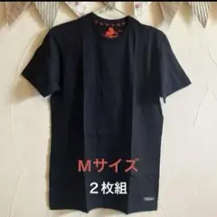 men's半袖丸首Tシャツ☆ミッキープリントMサイズ