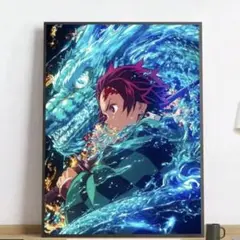 鬼滅の刃 炭治郎 水の呼吸 タペストリー ポスター