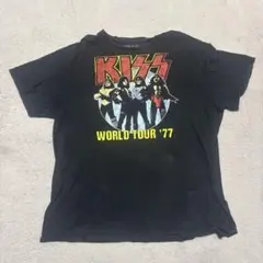 KISS バンドTシャツ WORLD TOUR ’77 ヴィンテージ XL
