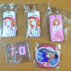 アイカツ　大空あかり　アクスタ　缶バッジ　アクリルキータグ　5点セット