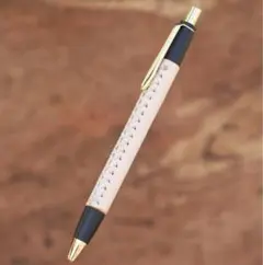 どるふぃんさま専用　革軸ペン　ヌメ革 ナチュラル　プエブロブラック m75804953999_1.jpg?1740016923