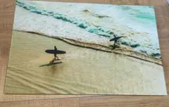 ガラスアート　サーフィン