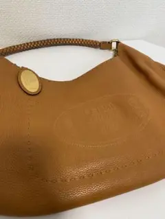 人気色 茶 フェンディ FENDI セレリア ショルダーバッグ イタリアで購入