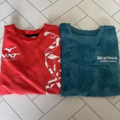 ミズノ、しまむらTシャツ2枚セット140