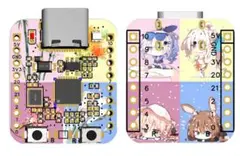 ESP32C3 SuperMini 開発ボード 四少女デザイン