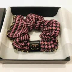 新品未使用 CHANEL シャネル ツイードシュシュ 新作 ヘアアクセサリー