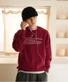 Adoon plain スウェット L