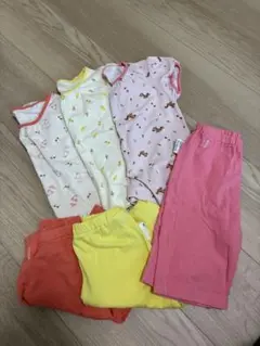 【ユニクロ】パジャマ　6点セット（90cm）