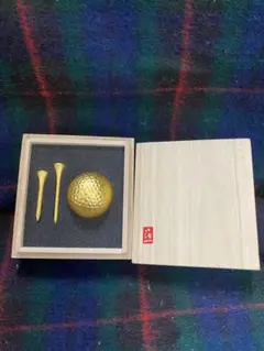 箔一 ゴルフボール＆ティーセット（シングル）　ゴルフボール