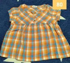 Junk Store チェック柄シャツ 80