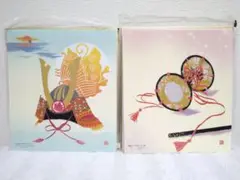 しゅんこう　ちぎり絵キット2種類