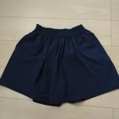 キッズ キュロット サイズ150 ネイビー　美品