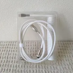 EPOMAKER MIX 1.8m Type-C USB A 白 コネクター付き