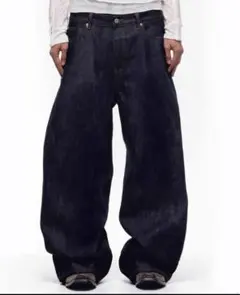 IREX y2k rigid wide buggy denim opium