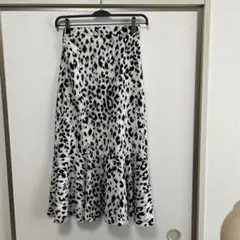 ヒョウ柄 ロングマーメイドスカート