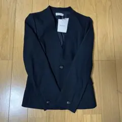 PLST プラステ ノーカラージャケット ネイビー 未使用