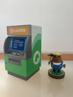 あつまれどうぶつの森一番くじタヌポートATM 型貯金箱amiiboリセットさん