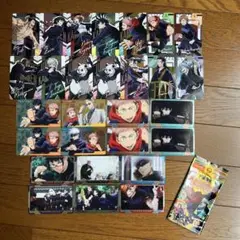 値下げ‼️ 呪術廻戦　メタリックカード　クリアカード　３９枚〔ダブり有〕★開封済み