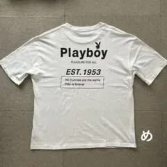 Playboy プレイボーイ　Tシャツ　メンズ　ビックロゴプリント　古着