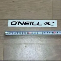 O'NEILL オニール 文字ステッカー 黒 カッティング18cm