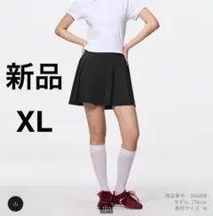 新品　GU ドライストレッチスコート　ブラック　XL