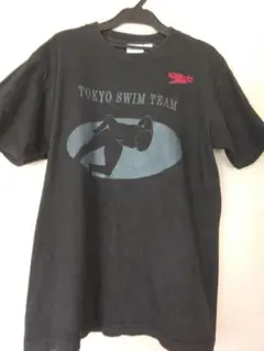 speedo Tシャツ Mサイズ 黒 TOKYO SWIM TEAM 古着