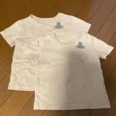 GAP クリーム Tシャツ 5歳3歳 2枚セット