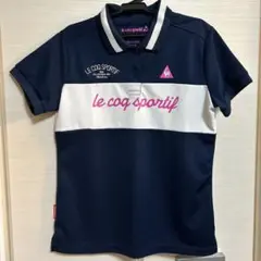 le coq sportif レディース ポロシャツ ネイビー
