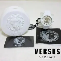 新品 VERSUS VERSACE ヴェルサーチ レディース 腕時計 白/金